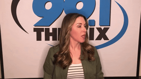 Over It Stop GIF by 99.1 The Mix