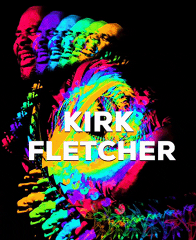 KirkFletcher giphygifmaker giphyattribution music rainbow GIF