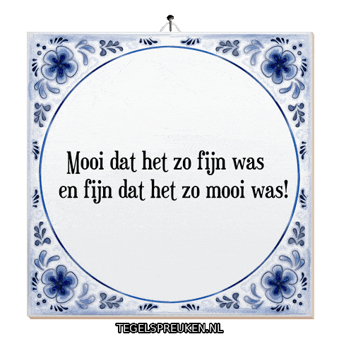 Wijsheid Spreuk Sticker by Tegelspreuken.nl