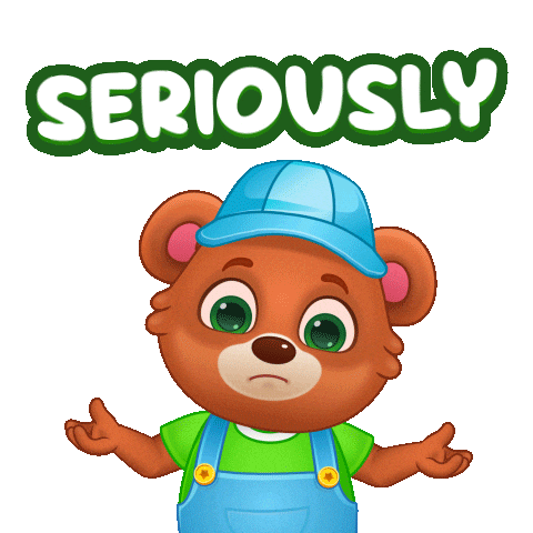 Excuse Me What Sticker by Lucas and Friends by RV AppStudios