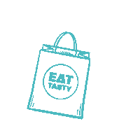 Eat_Tasty food yummy delivery restaurant Sticker