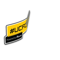 ucfcyber black yellow college university Sticker