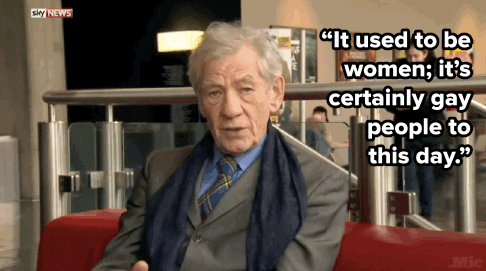 ian mckellen oscars GIF
