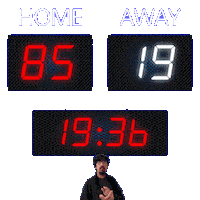19 Away Sticker