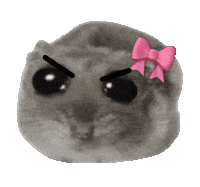 Angry Pink Sticker