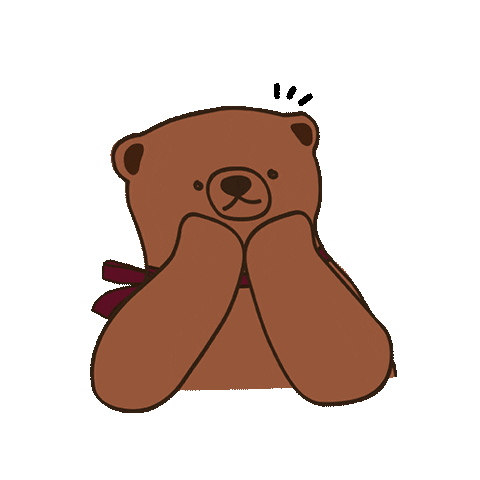 Happy Bear Sticker