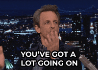 Jimmy Fallon A Lot Going On GIF by The Tonight Show Starring Jimmy Fallon