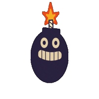 Bomb Tabletop Sticker by Tranjis Games