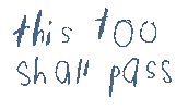 Jmercede strength uplifting this too shall pass jennifermercede Sticker