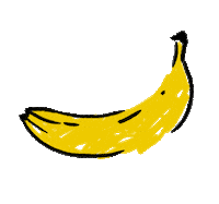 Fruit Banana Sticker by LOSAN