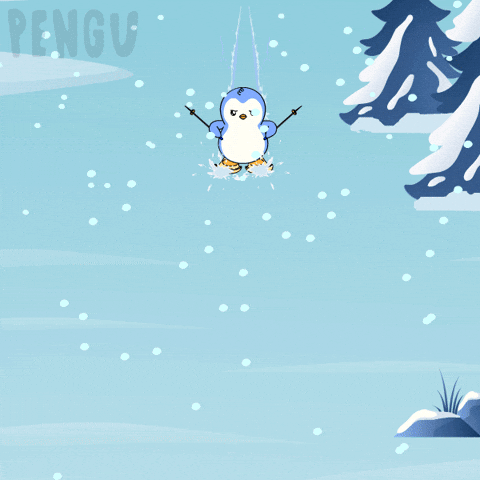 Sorry Snow GIF by Pudgy Penguins
