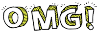 oh my god omg Sticker by Una Geek