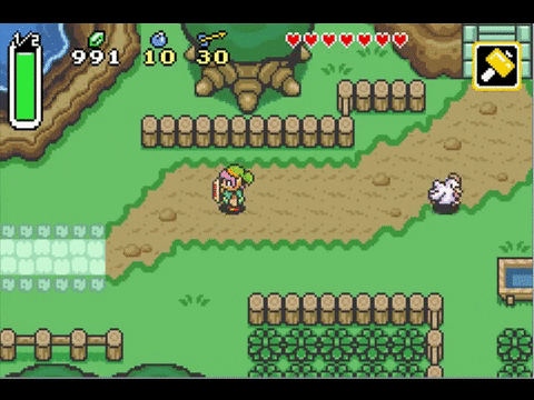 mckennakrebs giphygifmaker sword zelda a link to the past GIF