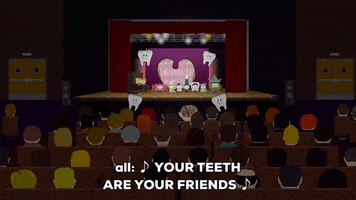 teeth singing GIF by South Park 