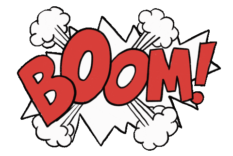 Explosion Boom Sticker by macniten