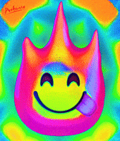 Fire Emoticons GIF by PEEKASSO