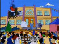 homer simpson explosion GIF