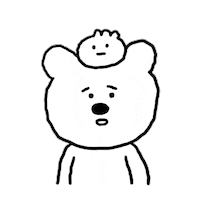 Bear Idk Sticker by moreparsley