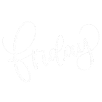 Friday Lettering Sticker