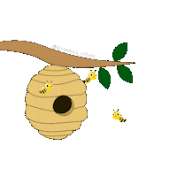 Bees Sticker by HorselandAu