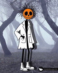 Halloween Horror GIF by ErlebnisMalerei