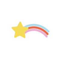 Star Cake Sticker by Luisa Postres