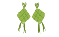 fionnymellisa ramadhan lebaran idulfitri ketupat Sticker