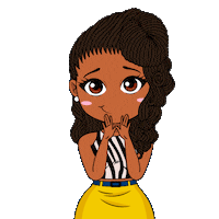 Happy African American Sticker by Oh So Paper