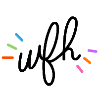 Working At Home Sticker