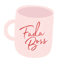 FadaUrbana pink coffee red decor Sticker