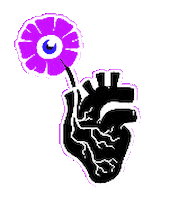 Heart Flower Sticker by HOW