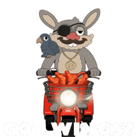 Hungry Fast Food Sticker
