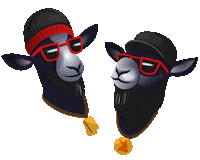 drinkpolapola goat goats imperia jala brat Sticker