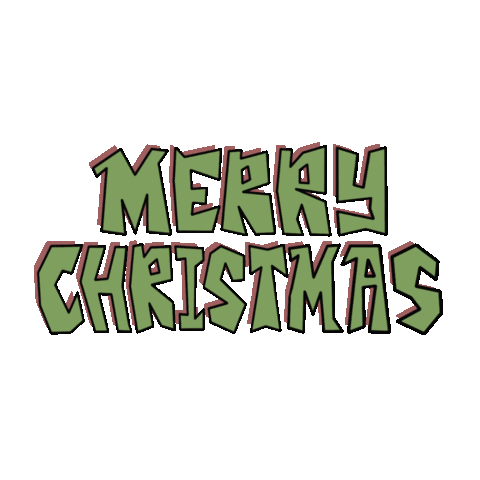 Happy Merry Christmas Sticker
