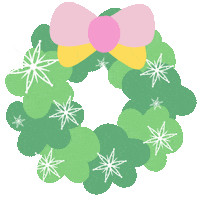 Christmas Wreath Sticker