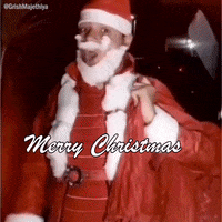 Merry Christmas Santa GIF by Grish Majethiya