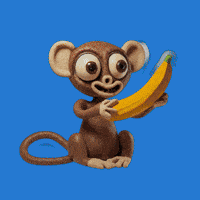 Hungry Monkey GIF