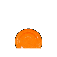Orange Plate Sticker by Tuxton China