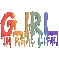 lucindabunnybarker girl rainbow slime irl Sticker