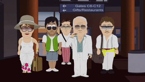 luggage leaving GIF by South Park 