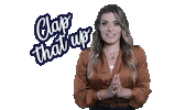Jasmine-Star celebrate clap clapping cheer Sticker