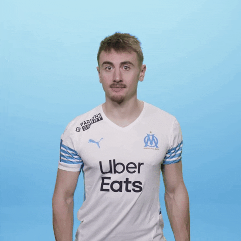 Good Morning Hello GIF by Olympique de Marseille