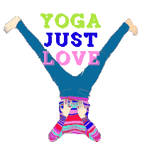 yoga breathe Sticker