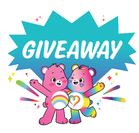 Giveaway Cheer Bear Sticker by Care Bear Stare!