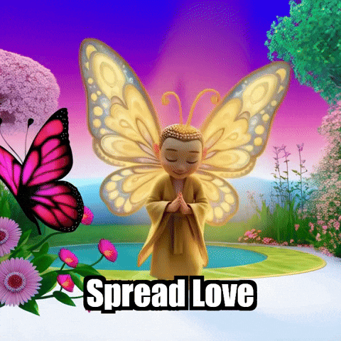 Compassion Love GIF by BuddhaFlyJourney