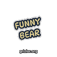 Funny Bear Sticker by grizlor
