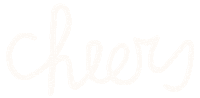 Cheers Sticker by bydenize