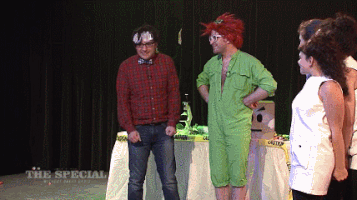 the special exit GIF by The Special Without Brett Davis