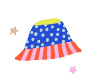 Stars Hat Sticker by ban.do