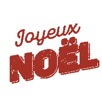 Joyeux Noel Christmas Sticker by Burning Stick Creative